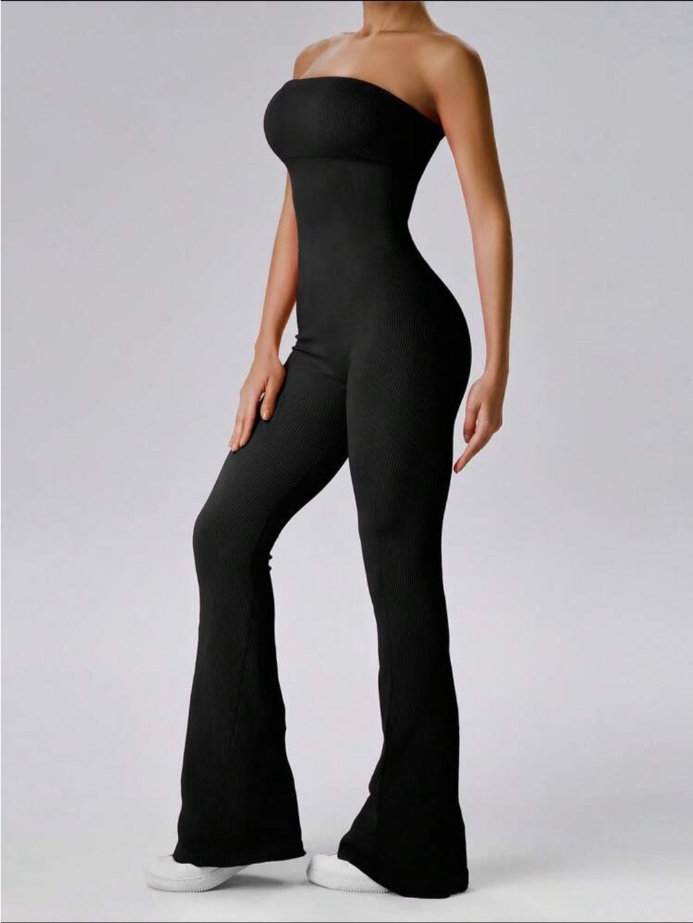 Strapless Black Jumpsuit